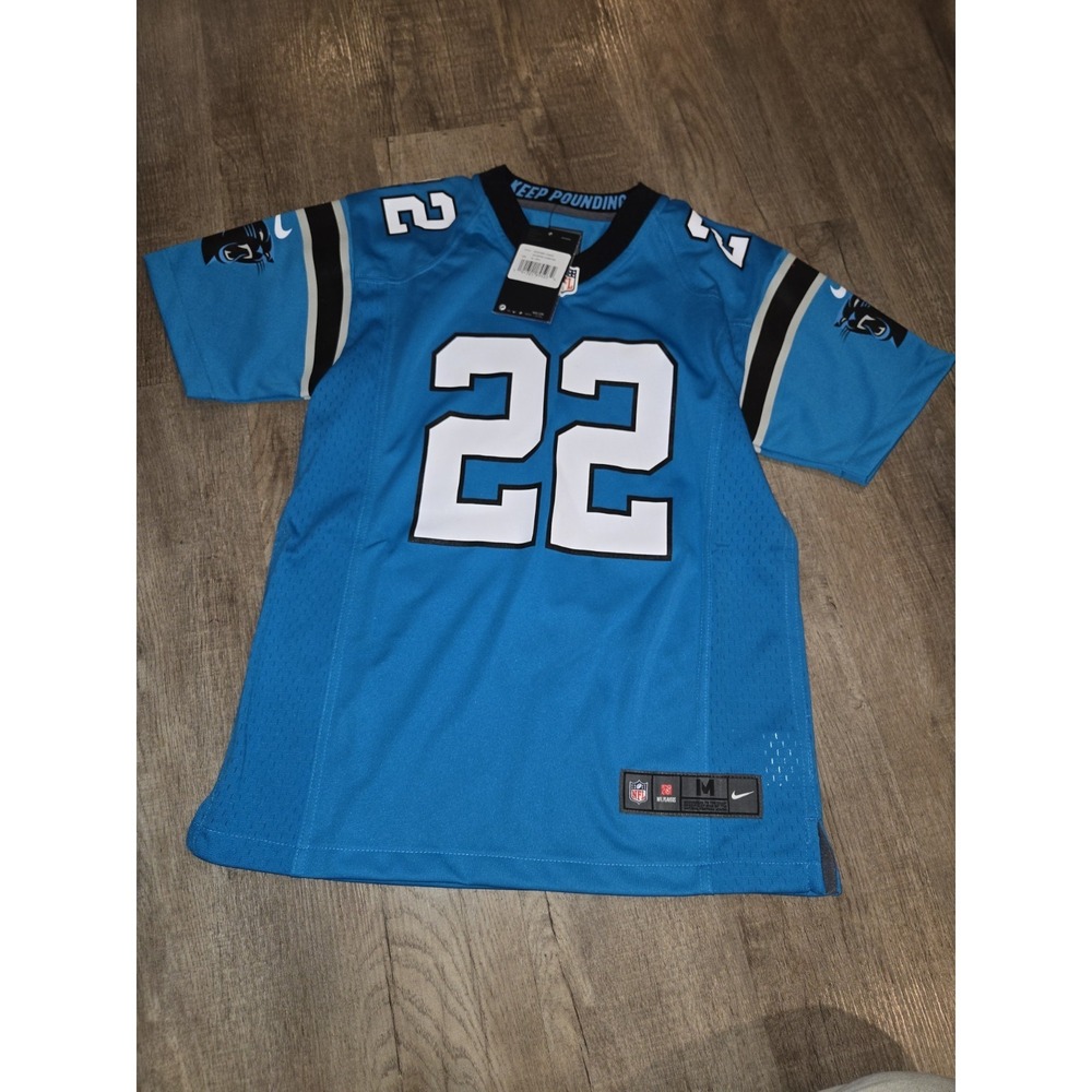 Christian McCaffrey #22 Carolina Panthers Youth M  Nike On‎ Field Jersey